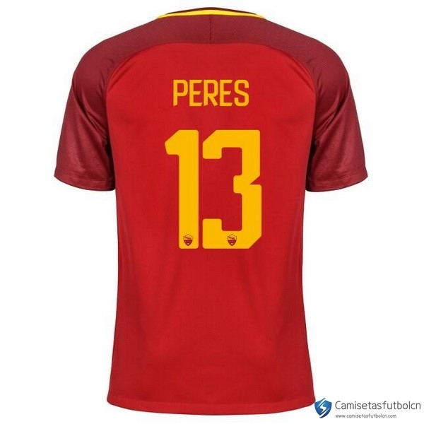 Camiseta AS Roma Primera equipo Peres 2017-18